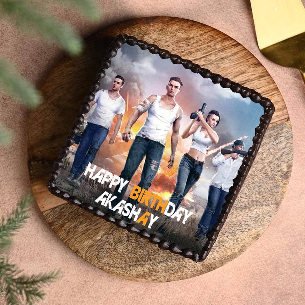 Custom Free Fire Theme Cake