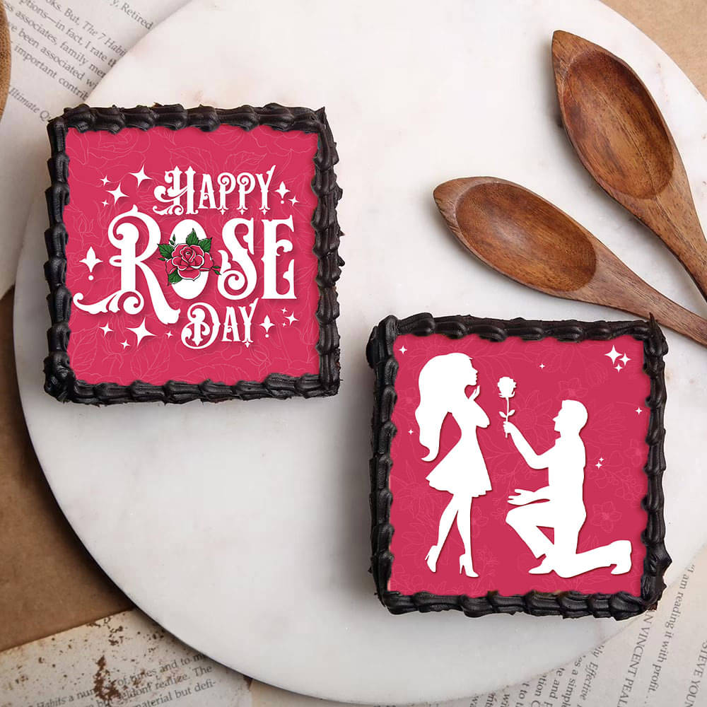 Top View of Customised Valentines Day Desserts