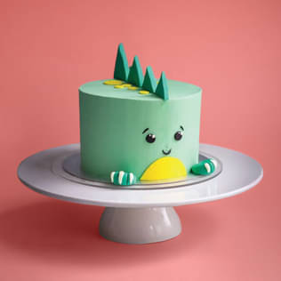 Cute Dinosaur Themed Cake