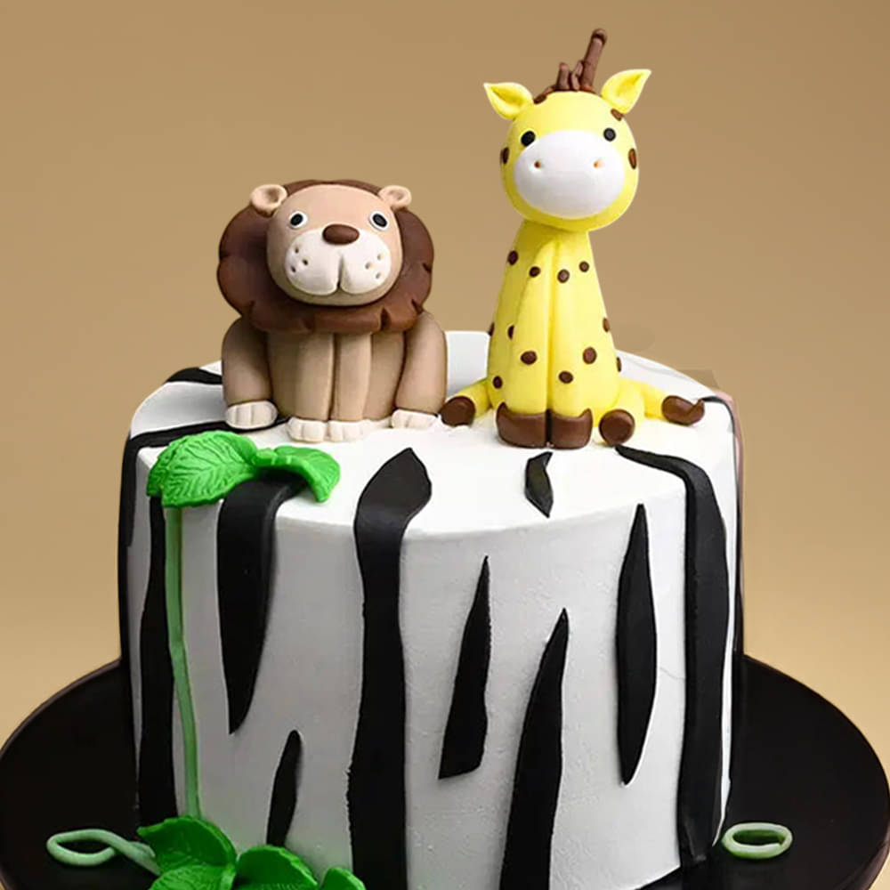 Order Cute Jungle Friends Cake