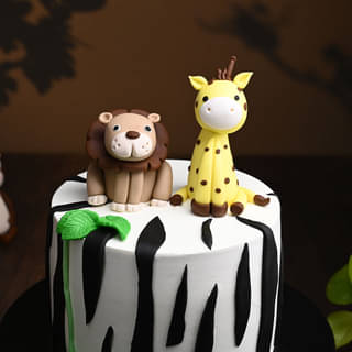 Order Cute Jungle Friends Cake