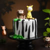 Cute Jungle Friends Cake