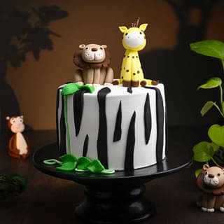 Order Cute Jungle Friends Cake Online