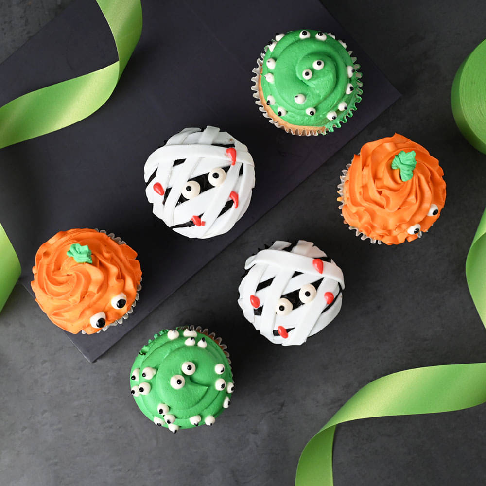 Cute Monster Cupcake