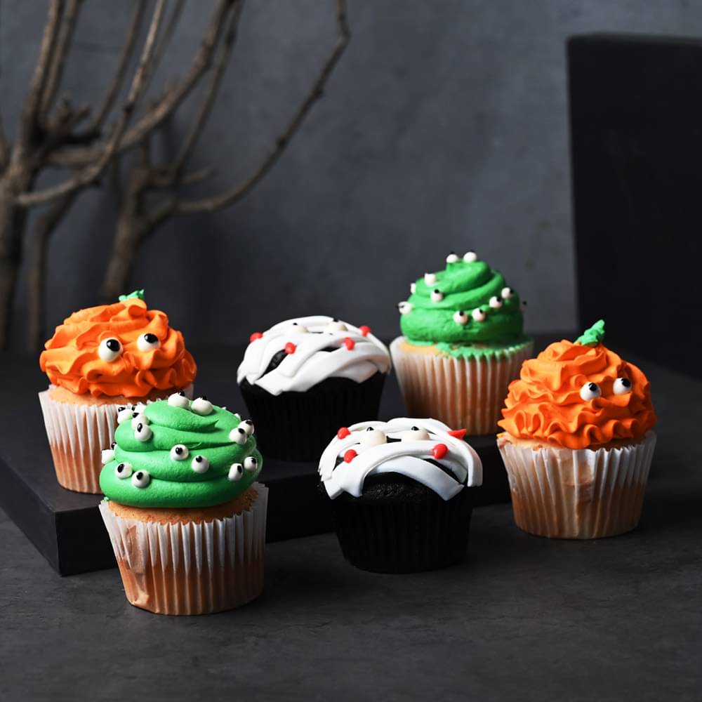 Cute Monster Cupcake