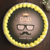 Dad King Photo Cake