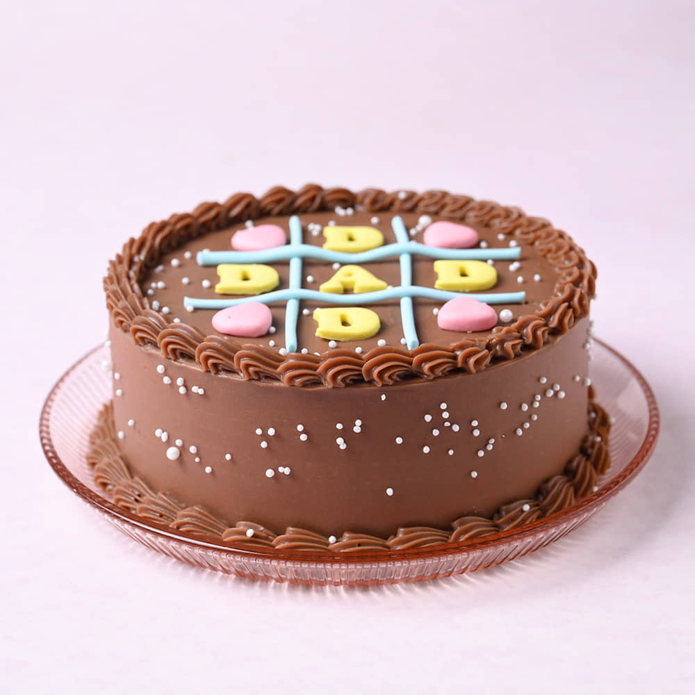 Dad Tic Tac Toe Cake