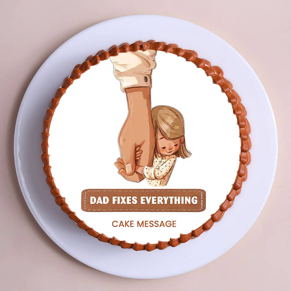 Dads Forever Hug Cake