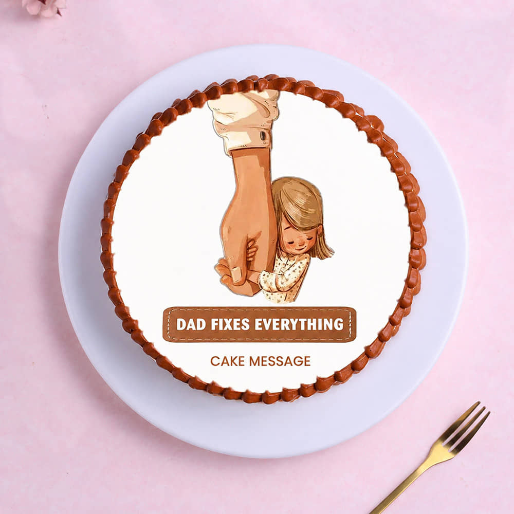 Dads Forever Hug Cake