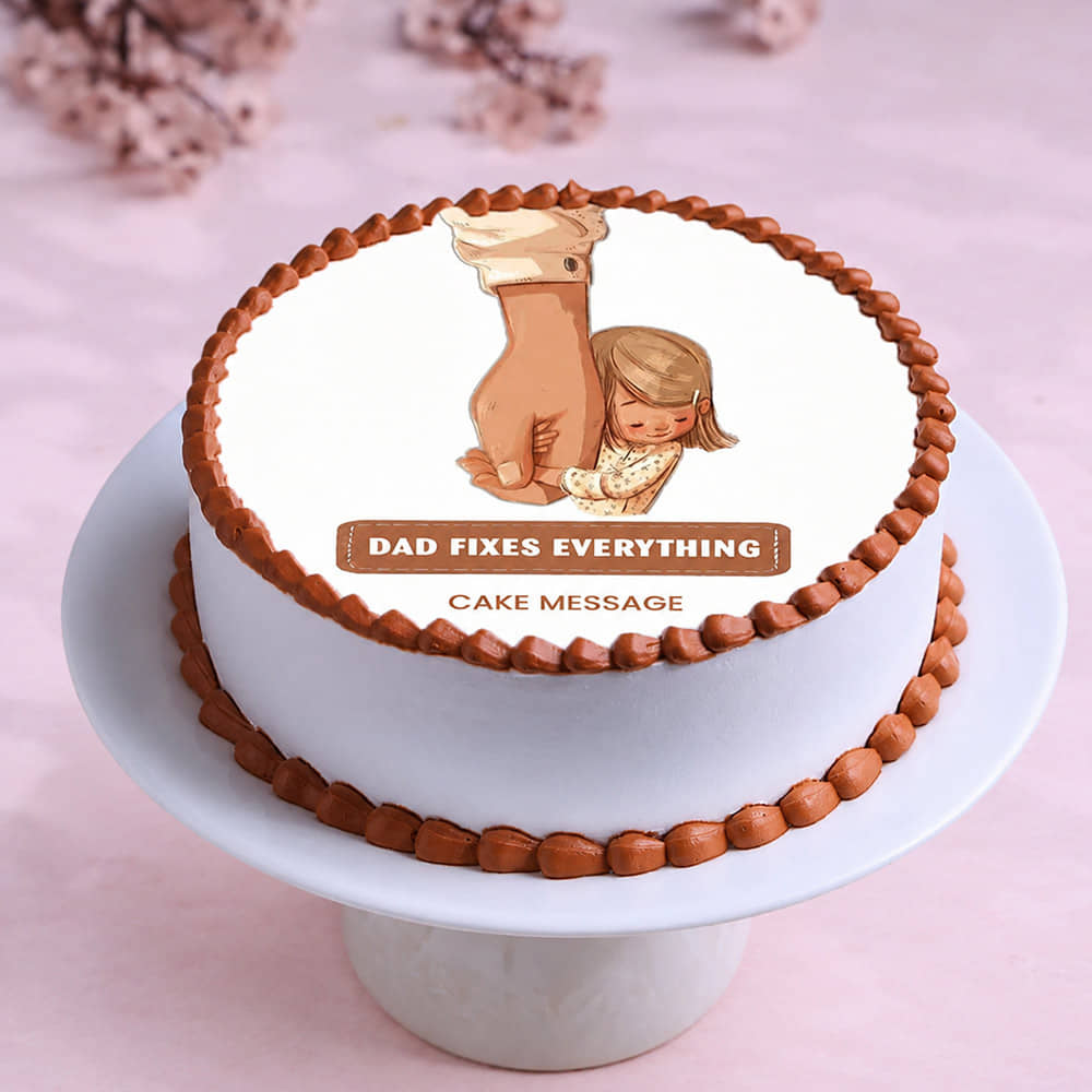 Dads Forever Hug Cake