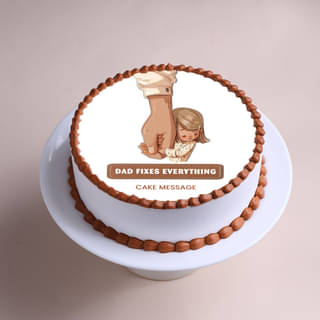 Dads Forever Hug Cake