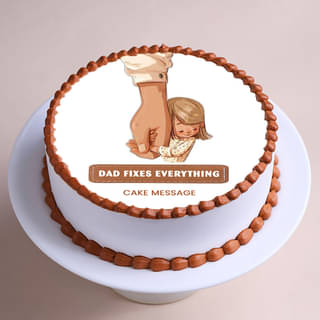 Dads Forever Hug Cake