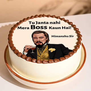 Playful Boss Day Cake