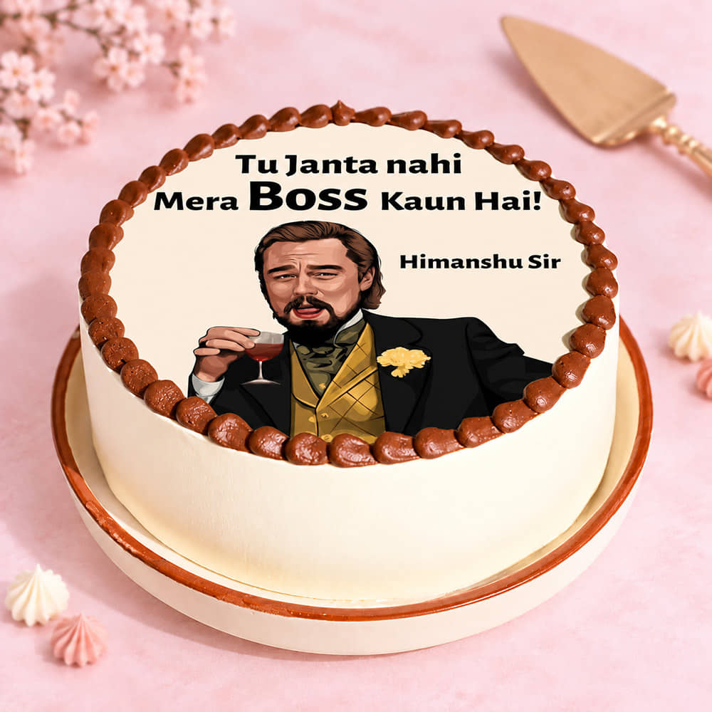 Playful Boss Day Cake