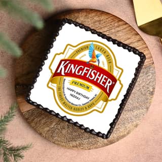 Majestic Kingfisher Birthday Cake