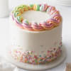 Dainty Swirly Rainbow Cake