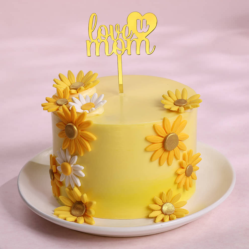 Daisy Love You Mom Cake