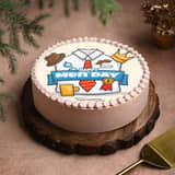 Buy Dapper Mens Day Cake Online - Order Now