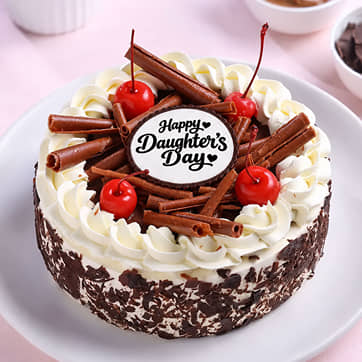 Daughters Day Blackforest Cake