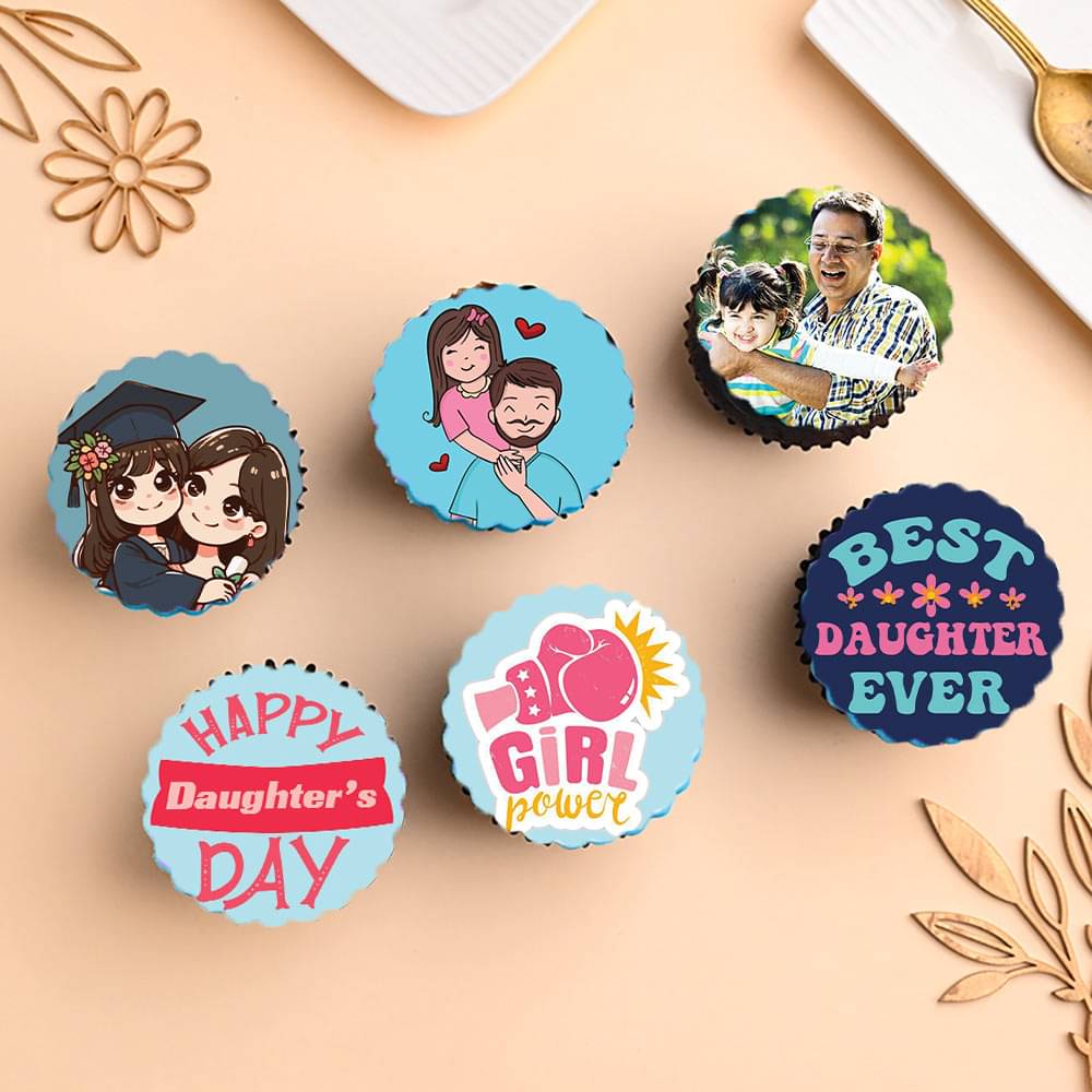 Personalised Daughters Day Cupcakes