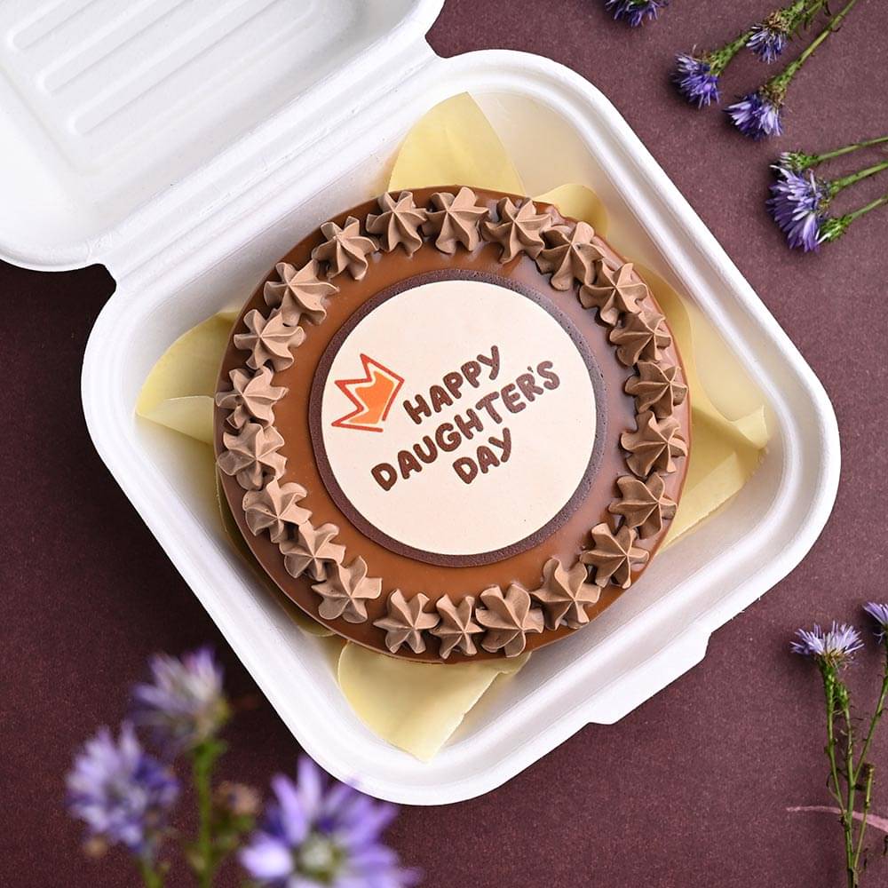 Daughters Day Milk Chocolate Bento Cake