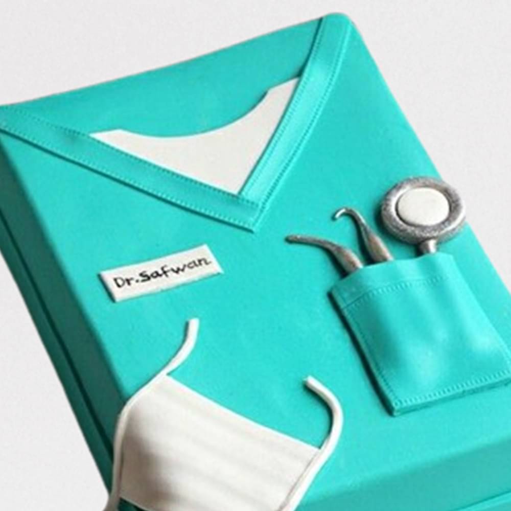 Dear Doctor Fondant Cake