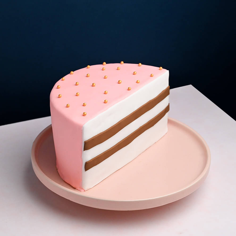 Decadent Fondant Half Cake