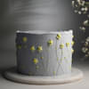 Delicate Flower Adorned Cake