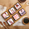 Top View of Valentine's Chocolate Brownies