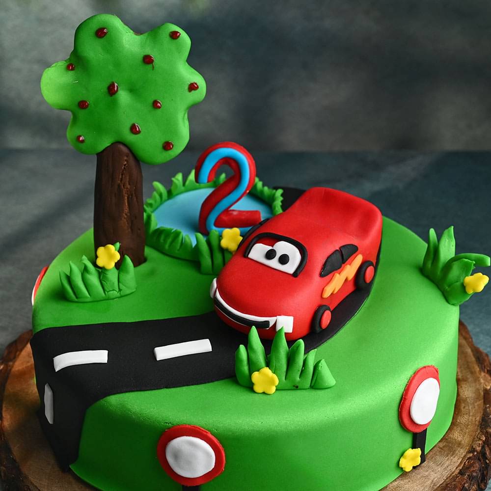 Delightful Car Theme Cake
