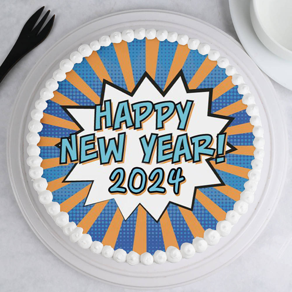 New Year Cake Online