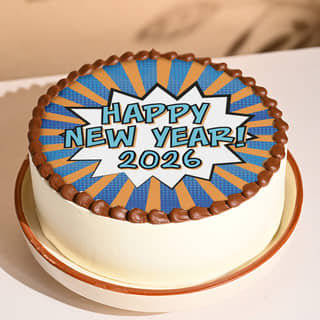 Dainty New Year Cake Dainty New Year Cake