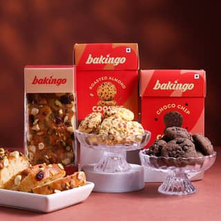 Open Box View of Tea Cake and Cookie Hamper