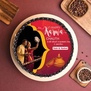 Delish Karwa Chauth Cake