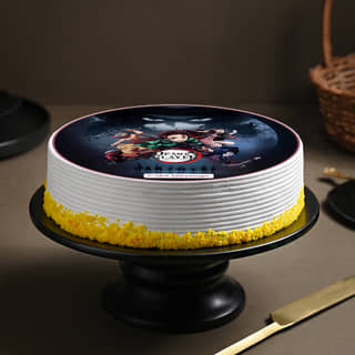 Side View of Demon Slayer Hashiras Cake