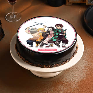Demon Slayer Squad Cake