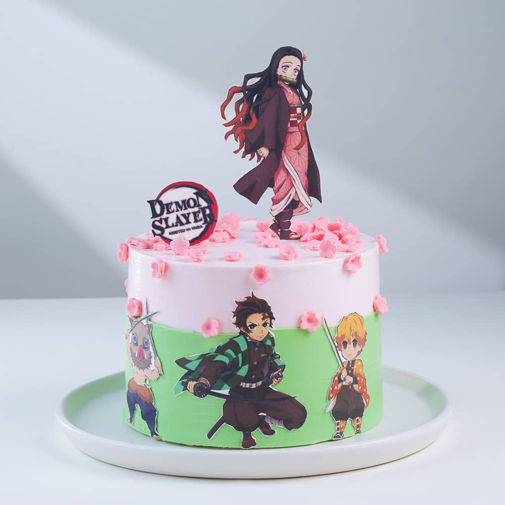 Demon Slayer Themed Cake Demon Slayer Themed Cake