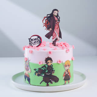 Demon Slayer Themed Cake