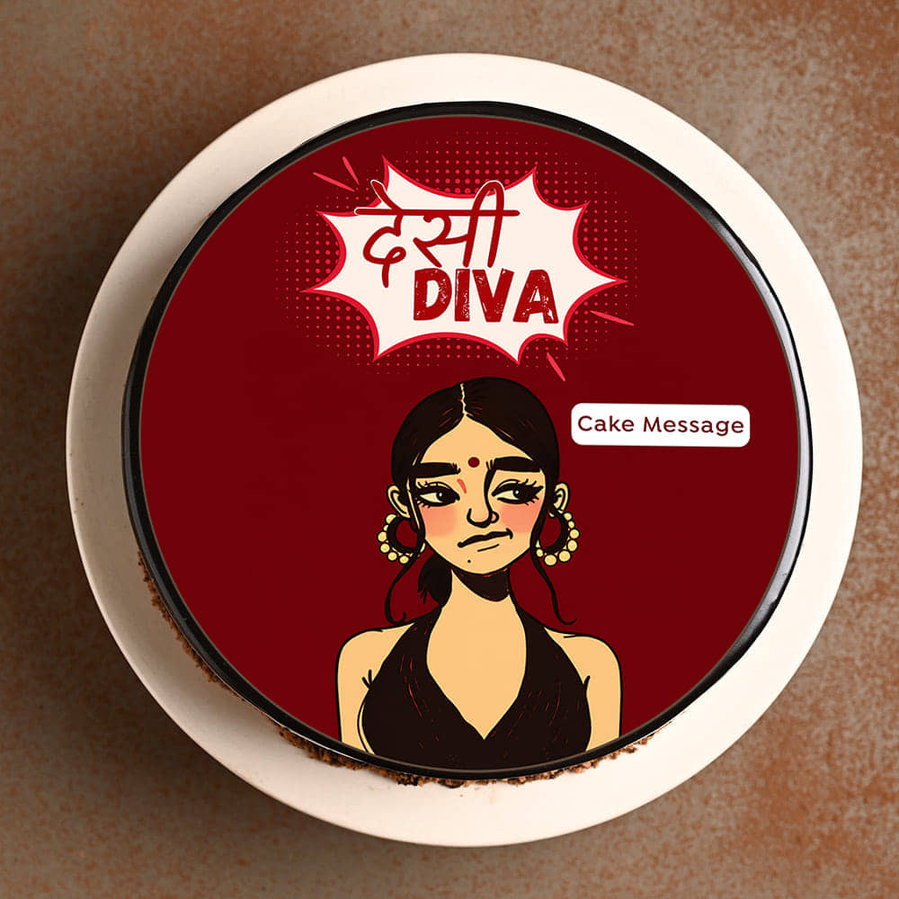 Desi Diva Cake