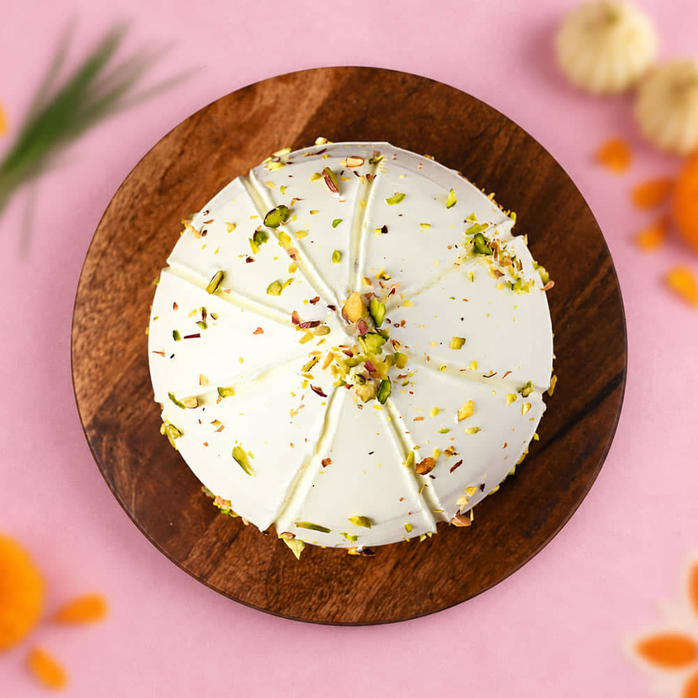 side view Divine Modak Choco Cake