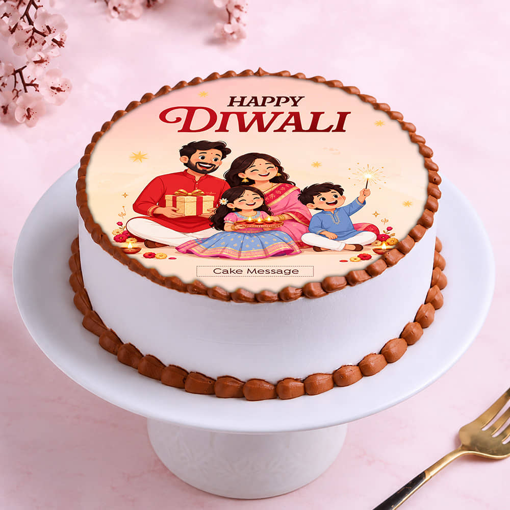 Diwali Family Celebration Cake