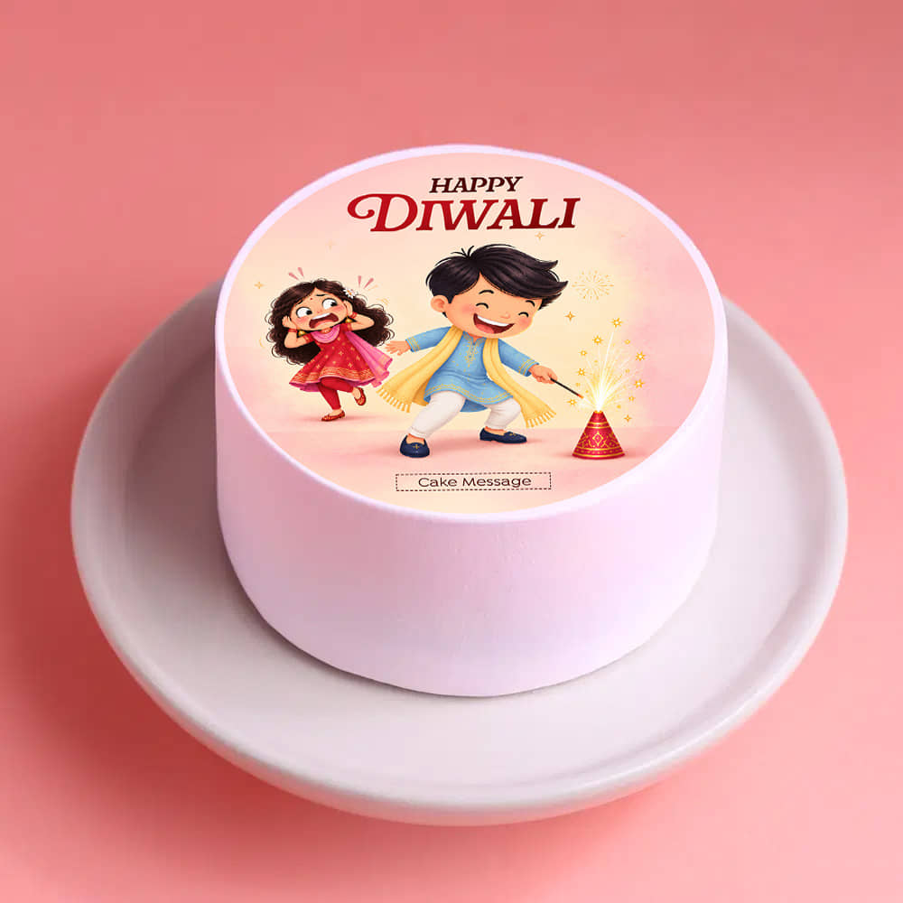 Diwali Sparkle Bento Cake
