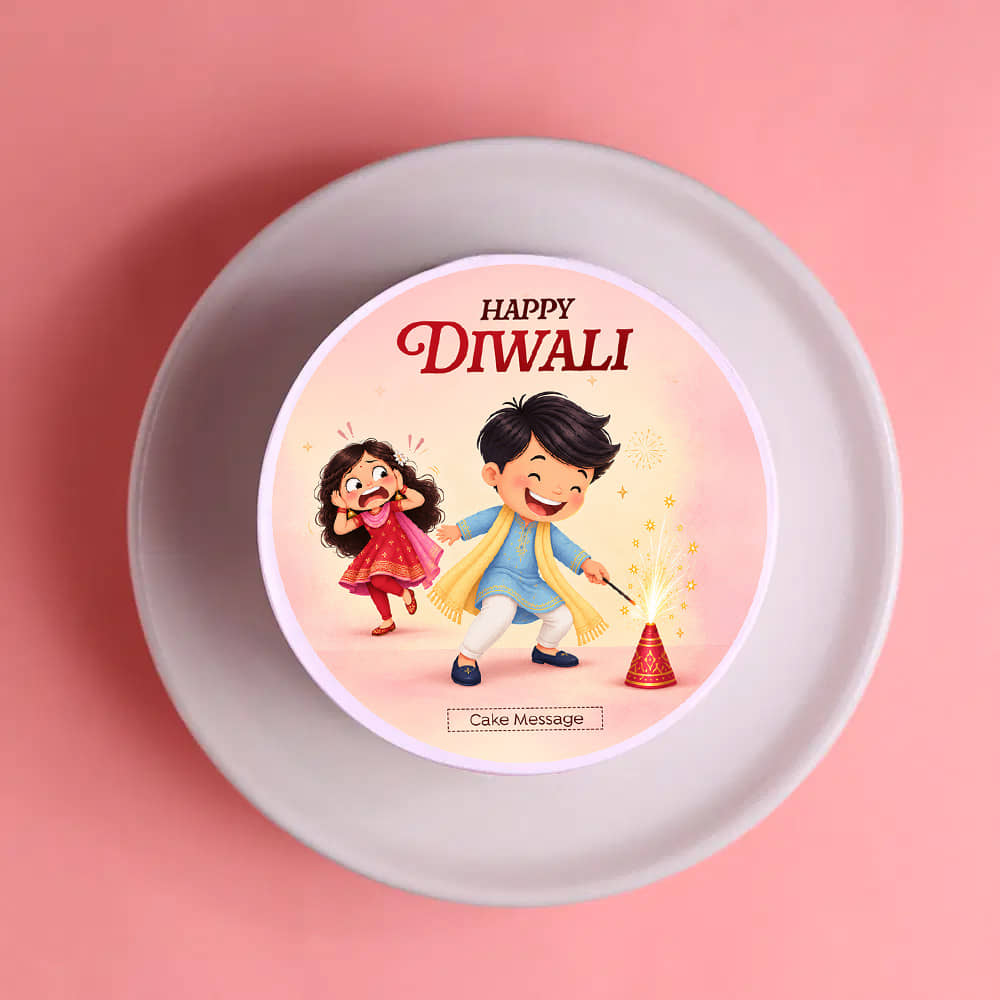 Diwali Sparkle Bento Cake