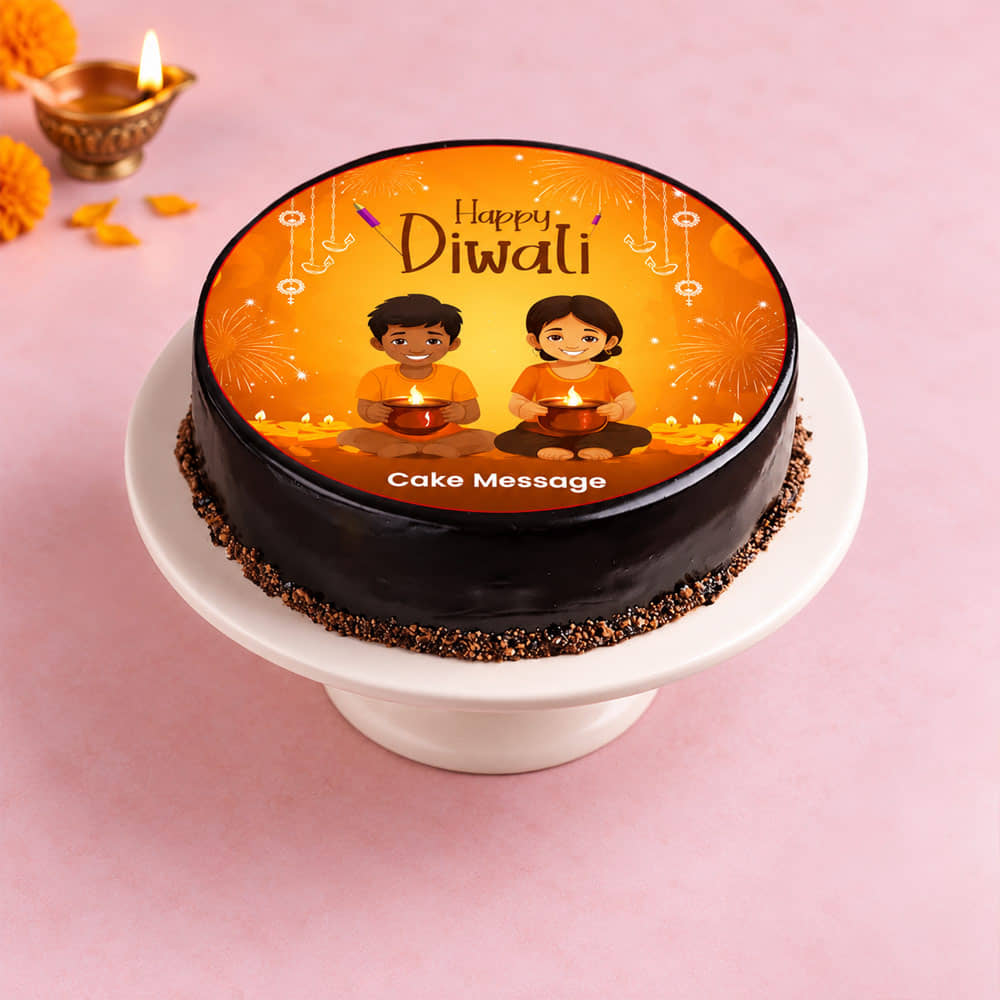 Diwali Sparkle Cake