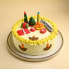 Diwali Themed Butterscotch Cake