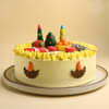 Diwali Themed Butterscotch Cake