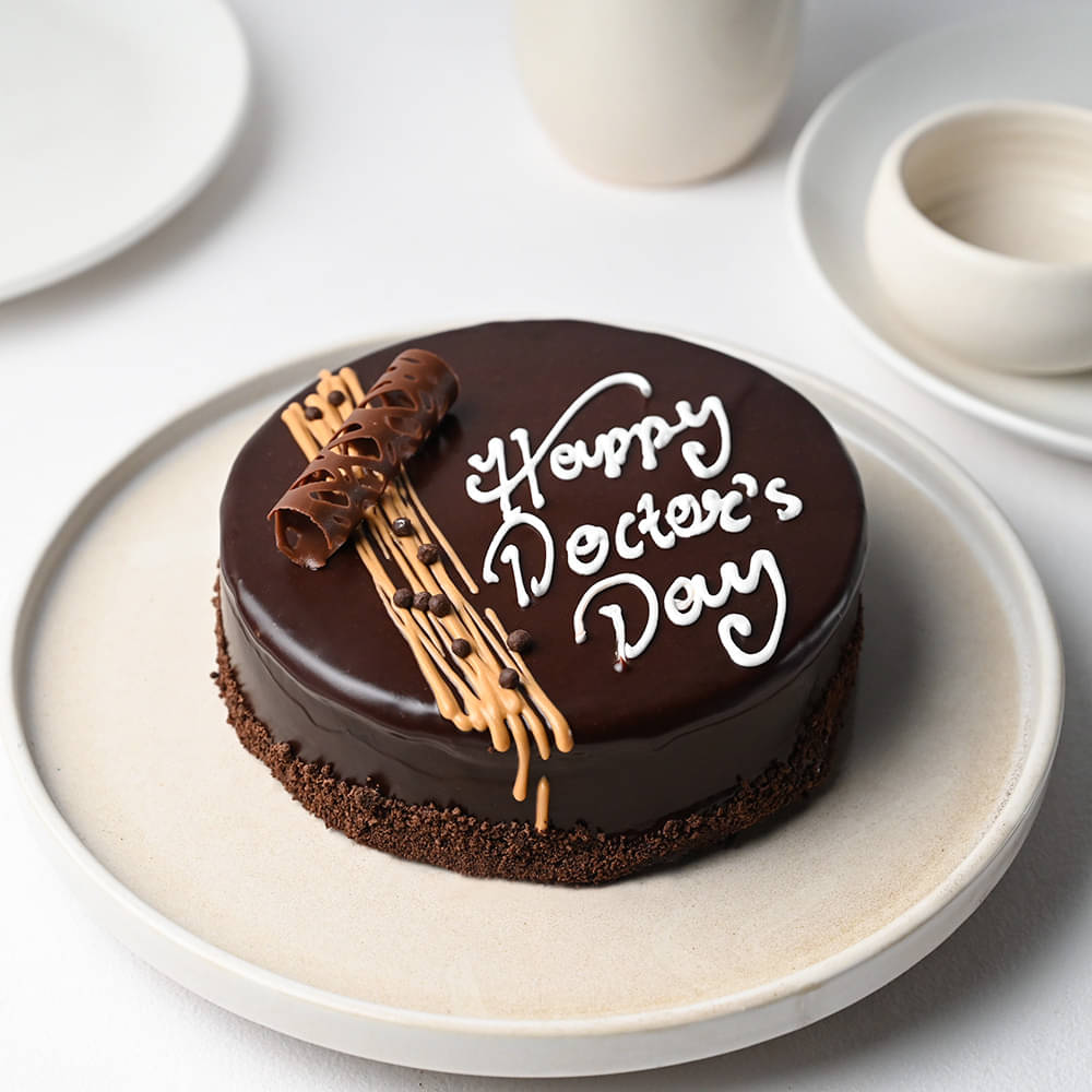 Order Doctors Day Special Poster Cake Online, Price Rs.895 | FlowerAura
