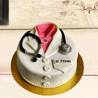 Order Doctor Coat Fondant Cake Online