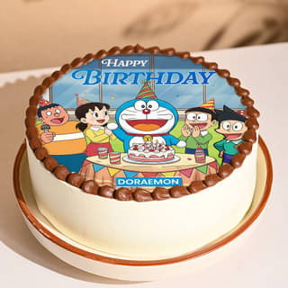 Doraemon Birthday Wish Cake