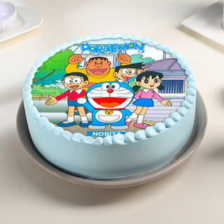 Doraemon Friends Fiesta Cake